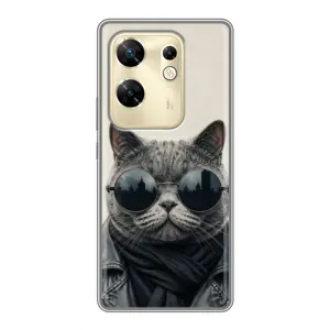 Чехол на тематику: Коты для Infinix Zero 30 (Модный кот)