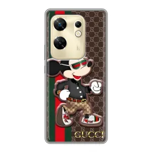 Чехлы Бренд GUCCI для Infinix Zero 30 (Маус Гуччи)