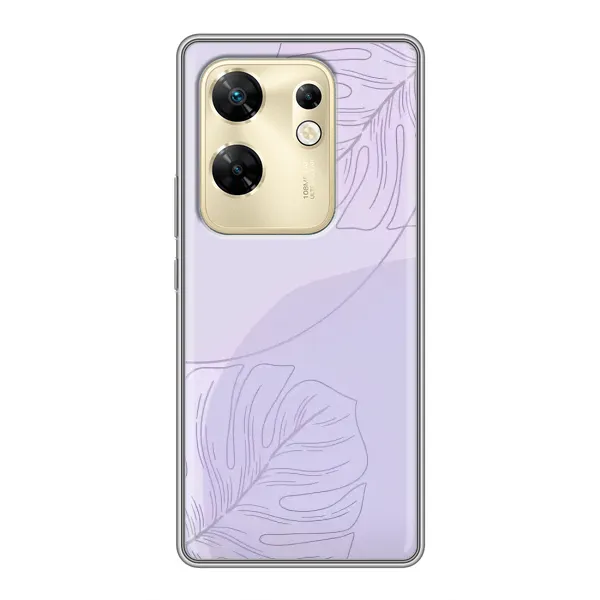 Чехол с рисунком «Монстера фиолетовая» для Infinix Zero 30 Чехол с рисунком «Монстера фиолетовая» для Infinix Zero 30