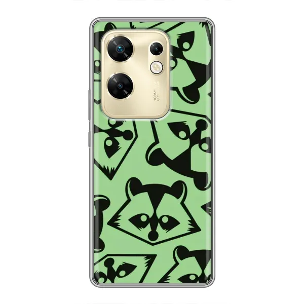 Чехол с рисунком «Мордочки Енота» для Infinix Zero 30