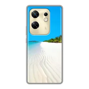 Летний Чехол на Infinix Zero 30 (Море песок)