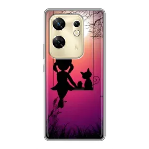 Дівчачий Чохол для Infinix Zero 30 (На гойдалці)