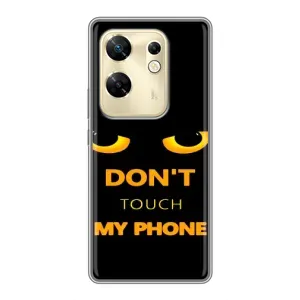 Чохол з Прикольним Принтом на Infinix Zero 30 (Не чіпай мій телефон)