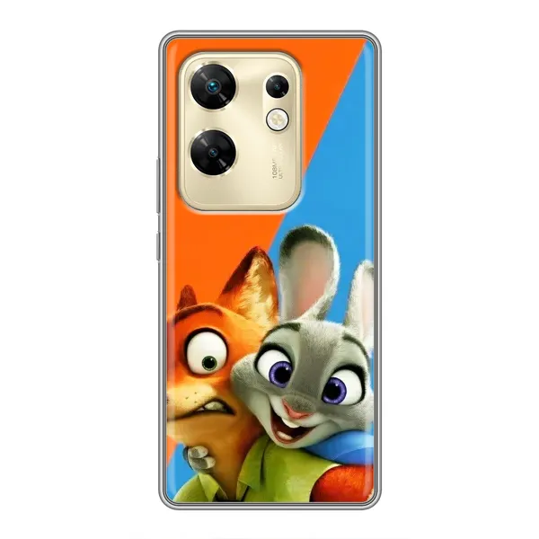 Чехол с рисунком «Ник и Хопс» для Infinix Zero 30 Чехол с рисунком «Ник и Хопс» для Infinix Zero 30