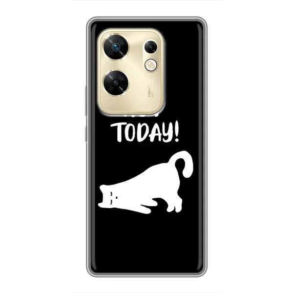 Чехол с рисунком «Not Today» для Infinix Zero 30 Чехол с рисунком «Not Today» для Infinix Zero 30