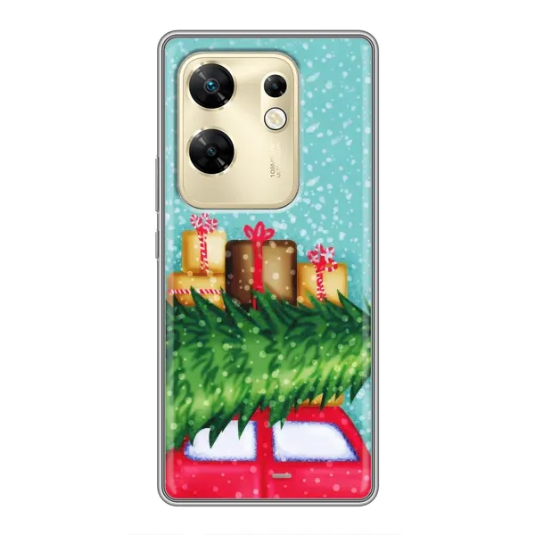 Чехол с рисунком «Новогодние подарки» для Infinix Zero 30 Чехол с рисунком «Новогодние подарки» для Infinix Zero 30