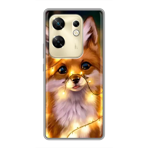 Чехол с рисунком «Новогодний лисенок» для Infinix Zero 30 Чехол с рисунком «Новогодний лисенок» для Infinix Zero 30