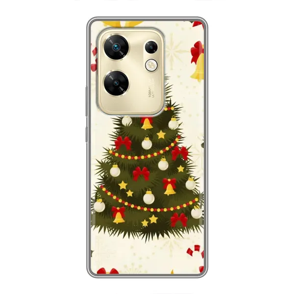 Чехол с рисунком «Новогодний принт» для Infinix Zero 30 Чехол с рисунком «Новогодний принт» для Infinix Zero 30