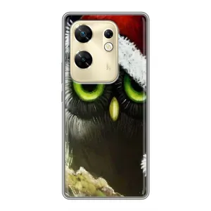 Чехлы с принтом СОВЫ для Infinix Zero 30 (Новогодняя Сова)