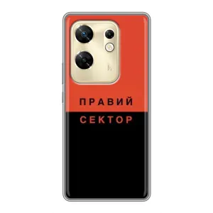 Чехлы УПА (Красно-Чёрный) на Infinix Zero 30 (Правый Серктор)