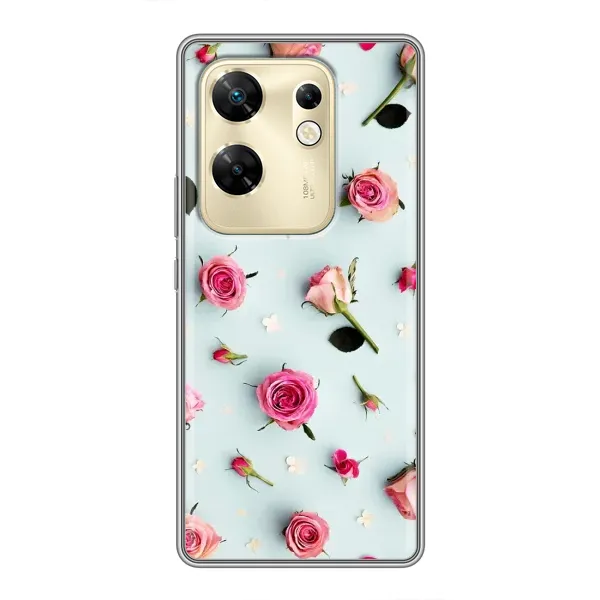 Чохол з малюнком «Різні квіти» для Infinix Zero 30 Чохол з малюнком «Різні квіти» для Infinix Zero 30