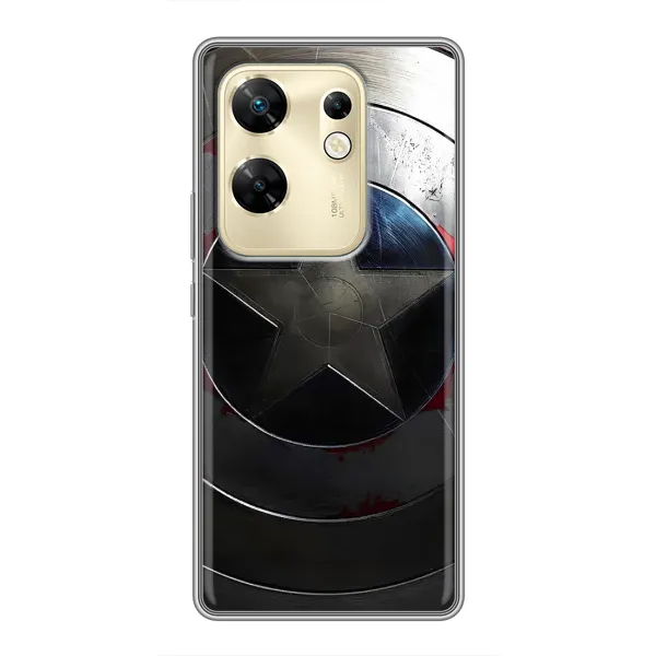Чехол с рисунком «Ретро Щит Капитана» для Infinix Zero 30 Чехол с рисунком «Ретро Щит Капитана» для Infinix Zero 30