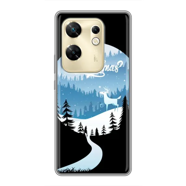 Чехол с рисунком «Рождественский Олень» для Infinix Zero 30 Чехол с рисунком «Рождественский Олень» для Infinix Zero 30