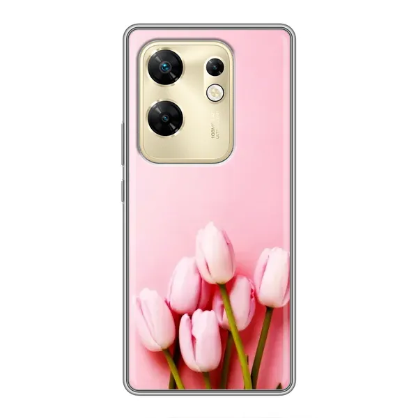 Чехол с рисунком «Розовые тюльпаны» для Infinix Zero 30 Чехол с рисунком «Розовые тюльпаны» для Infinix Zero 30