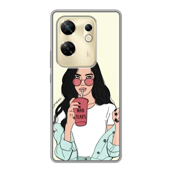 Чехол с рисунком «С напитком» для Infinix Zero 30 Чехол с рисунком «С напитком» для Infinix Zero 30