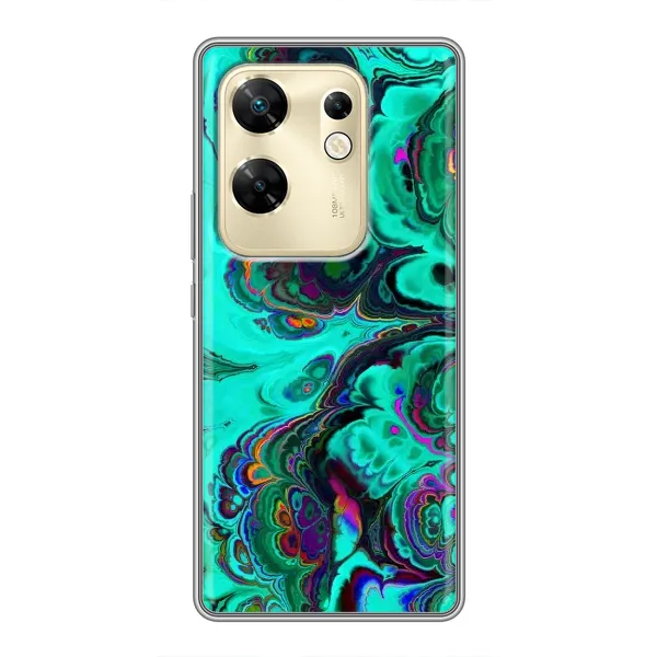 Чехол с рисунком «Салатный мрамор» для Infinix Zero 30 Чехол с рисунком «Салатный мрамор» для Infinix Zero 30