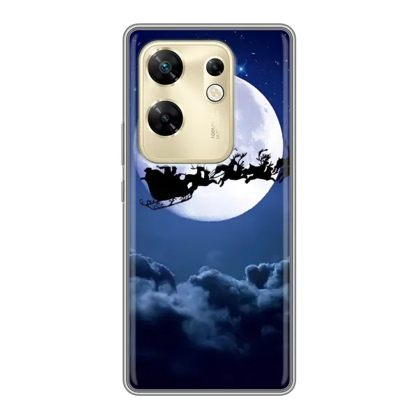 Чехол с рисунком «Санта - луна» для Infinix Zero 30 Чехол с рисунком «Санта - луна» для Infinix Zero 30