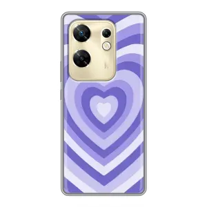 Чохли з тематикою "Маленькі Сердчеки" на Infinix Zero 30 (Серце фіолет)