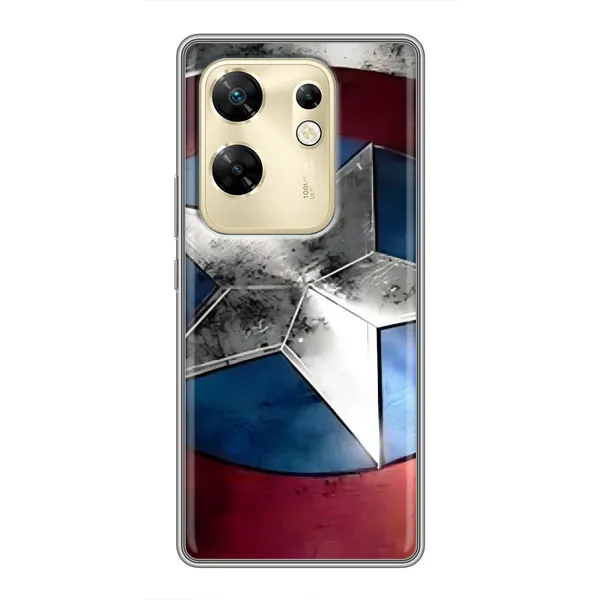 Чехол с рисунком «Щит Капитана Америки» для Infinix Zero 30 Чехол с рисунком «Щит Капитана Америки» для Infinix Zero 30