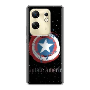 Чехол с Щитом Капитана Америки на Infinix Zero 30 (Щит Капитана)