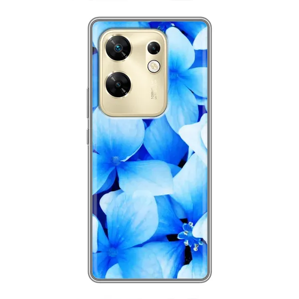 Чехол с рисунком «Синие цветы» для Infinix Zero 30 Чехол с рисунком «Синие цветы» для Infinix Zero 30