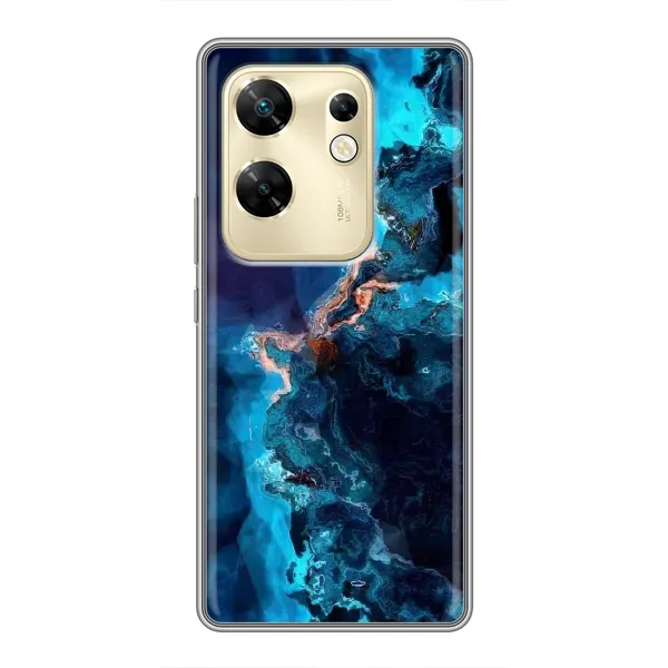 Чехол с рисунком «Синий мрамор» для Infinix Zero 30 Чехол с рисунком «Синий мрамор» для Infinix Zero 30