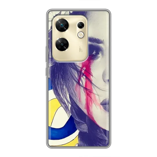 Чехол с рисунком «Слезы Украины» для Infinix Zero 30 Чехол с рисунком «Слезы Украины» для Infinix Zero 30