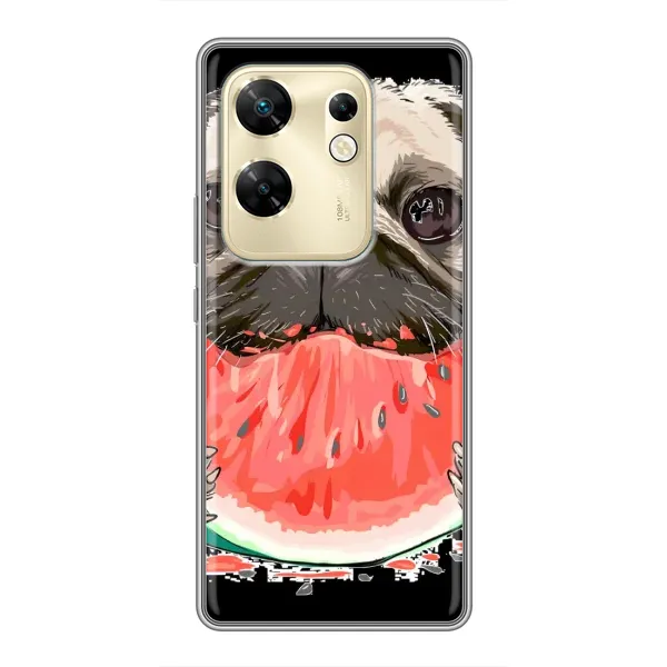 Чехол с рисунком «Смешной Мопс» для Infinix Zero 30 Чехол с рисунком «Смешной Мопс» для Infinix Zero 30