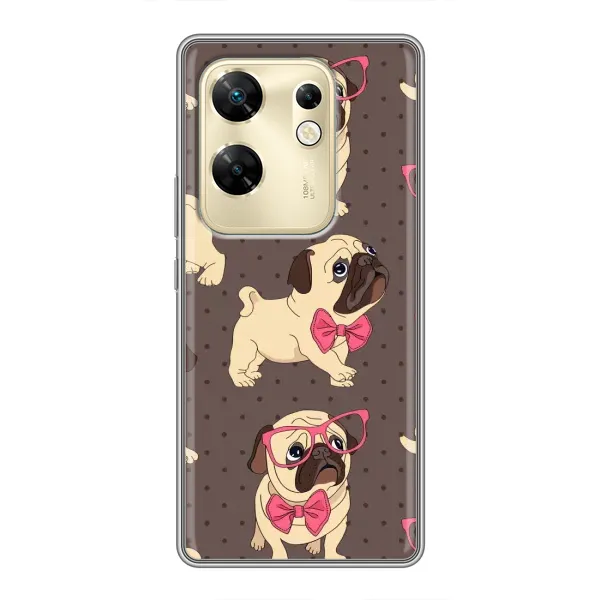 Чехол с рисунком «Собачки Мопсики» для Infinix Zero 30 Чехол с рисунком «Собачки Мопсики» для Infinix Zero 30