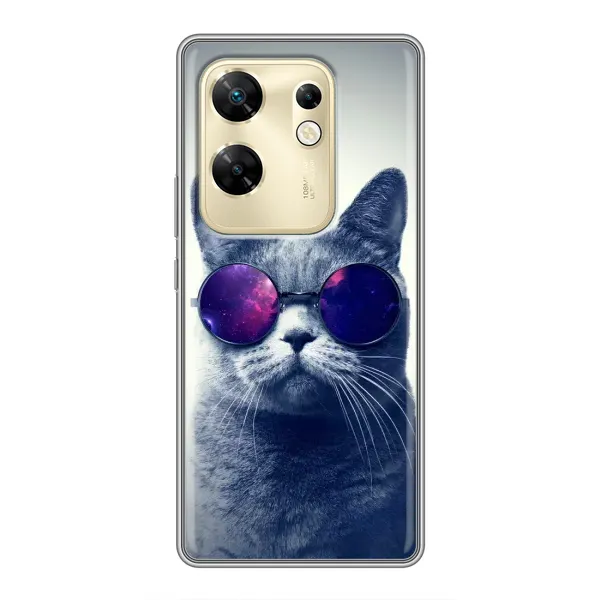 Чехол с рисунком «Стильный КОТ» для Infinix Zero 30 Чехол с рисунком «Стильный КОТ» для Infinix Zero 30