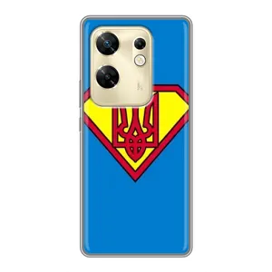 Чехол с картинкой (Патриотический ГЕРБ) на Infinix Zero 30 (Super - Герб)