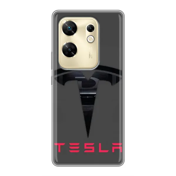 Чехол с рисунком «Logo TESLA» для Infinix Zero 30 Чехол с рисунком «Logo TESLA» для Infinix Zero 30