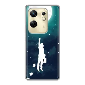 Чехол (ТПУ) с планетами на Infinix Zero 30 (To The moon)
