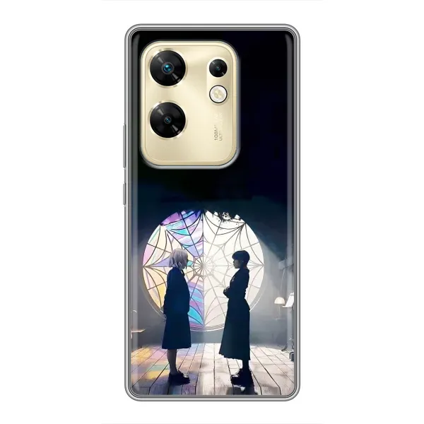 Чехол с рисунком «Уэнсдей и Энди» для Infinix Zero 30 Чехол с рисунком «Уэнсдей и Энди» для Infinix Zero 30