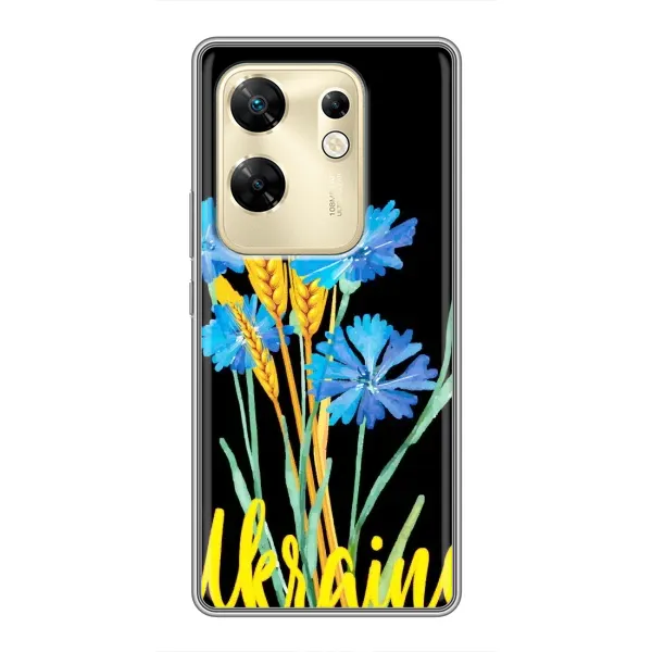 Чехол с рисунком «Ukraine в цветочках» для Infinix Zero 30 Чехол с рисунком «Ukraine в цветочках» для Infinix Zero 30