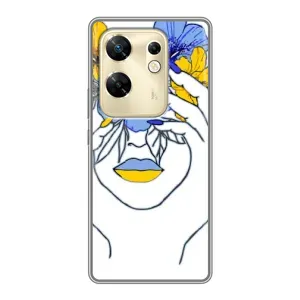 Чехол на Infinix Zero 30 Украинский дизайн (Украинка на всю голову)