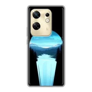 Летний Чехол на Infinix Zero 30 (Синий Водопад)