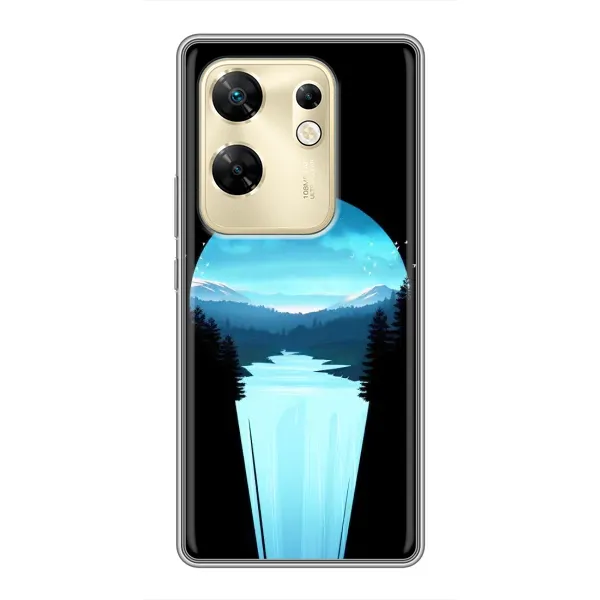 Чохол з малюнком «Синій Водоспад» для Infinix Zero 30 Чохол з малюнком «Синій Водоспад» для Infinix Zero 30