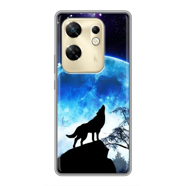 Чехол с рисунком «Воет на луну» для Infinix Zero 30 Чехол с рисунком «Воет на луну» для Infinix Zero 30