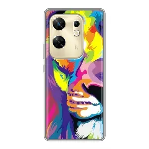 Чехол с картинкой на Infinix Zero 30 (Яркий Лев)