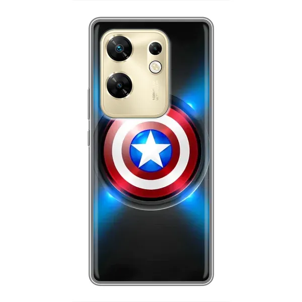 Чехол с рисунком «Яркий Щит Капитана» для Infinix Zero 30 Чехол с рисунком «Яркий Щит Капитана» для Infinix Zero 30