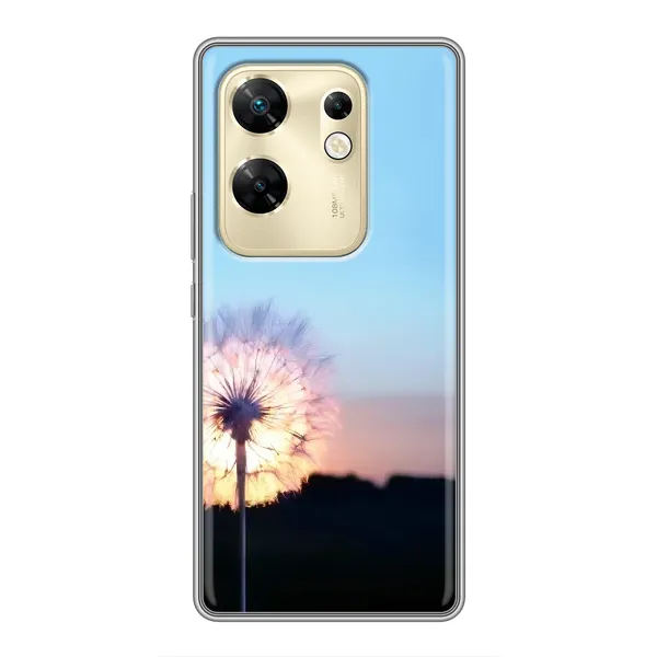 Чехол с рисунком «Закат с одуванчиком» для Infinix Zero 30 Чехол с рисунком «Закат с одуванчиком» для Infinix Zero 30