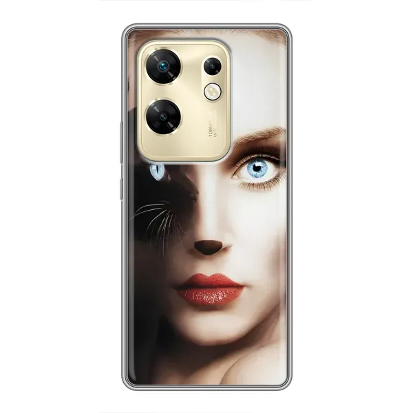 Чехол с рисунком «Женщина кошка» для Infinix Zero 30 Чехол с рисунком «Женщина кошка» для Infinix Zero 30