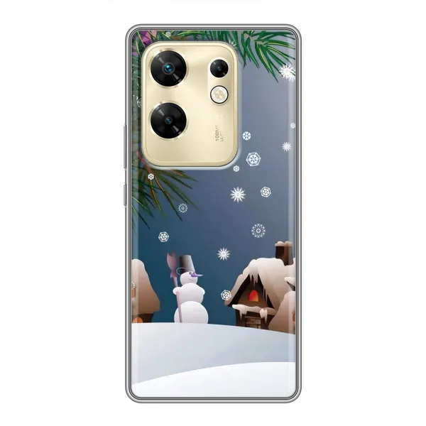 Чехол с рисунком «Зима» для Infinix Zero 30