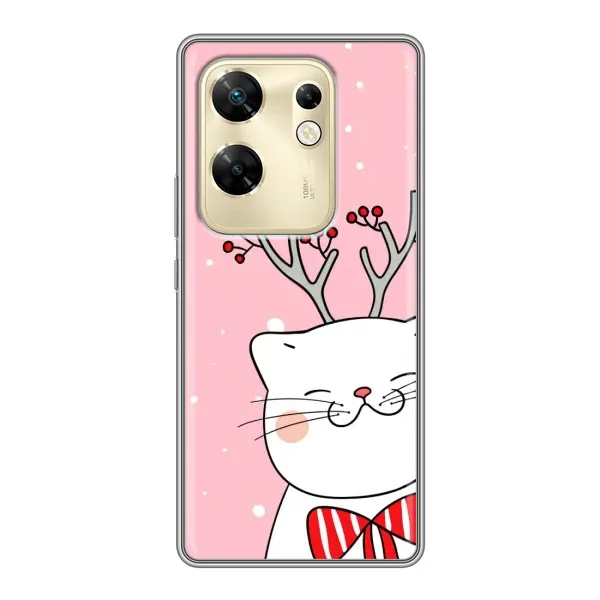 Чехол с рисунком «Зимний кот» для Infinix Zero 30 Чехол с рисунком «Зимний кот» для Infinix Zero 30