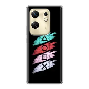 Чехол КИБЕРСПОРТ для Infinix Zero 30 (Значки Sony)