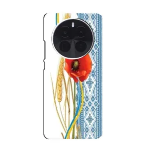 Силиконовый Чехол на Infinix Zero 40 5G с картинкой Вышиванки (Вышиванка с цветком)