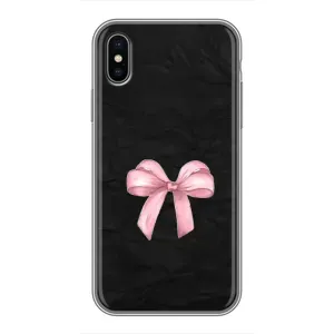 Чехол банты для iPhone X (Бантик)