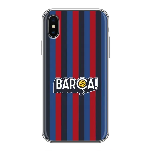 Чехол с рисунком «BARCA» для iPhone X