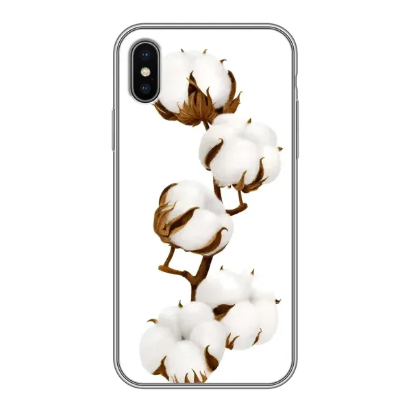 Чехол с рисунком «Бавовна» для iPhone X